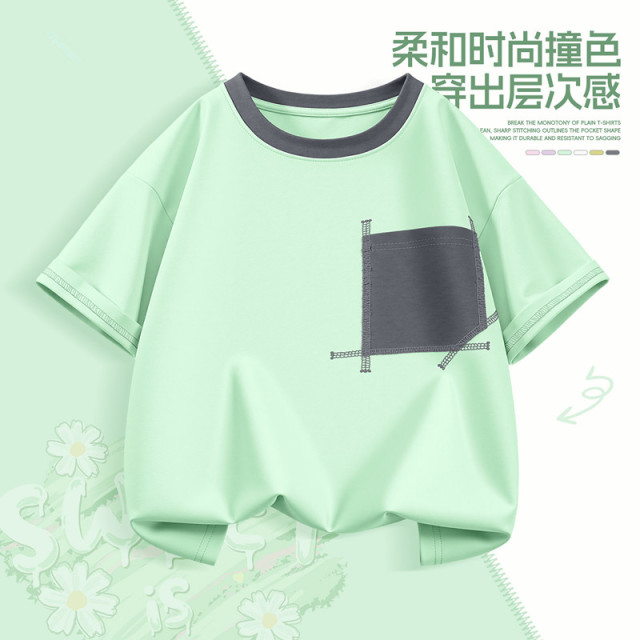 13334940.男童夏款2026新款夏季休闲帅气运动服男孩夏装衣服儿童T恤
