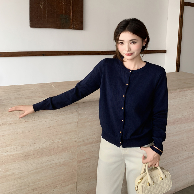13830123.【衣购思】法式小香风短款开衫毛衣女2026早秋新款针织衫外套上衣卫衣夹克女装