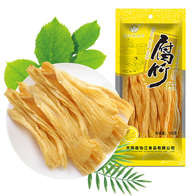 12687365.怡江黄金耳腐竹干货100克*7袋黄豆腐竹手工豆皮