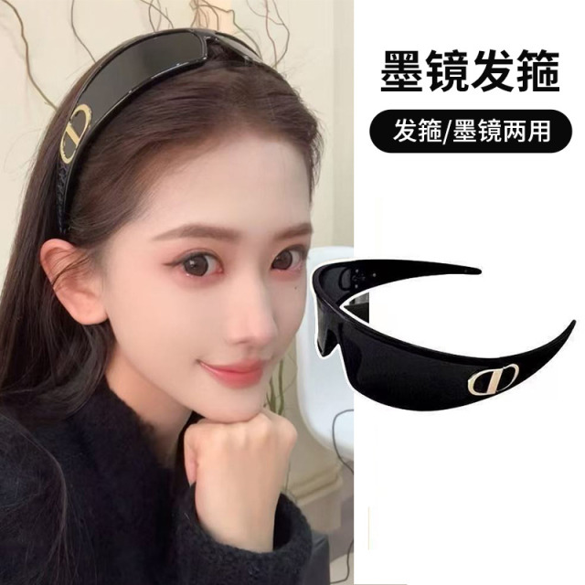 11733301.傲龙AORON【D家发箍墨镜】二合一时尚设计感发箍墨镜小某书街拍潮酷太阳镜
