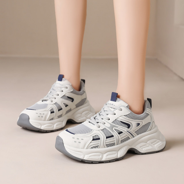12509718.木林森潮流厚底百搭老爹鞋女式休闲运动鞋