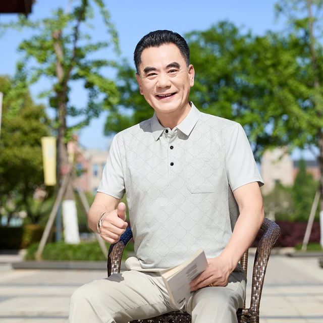 13438810.雄狮中年男士夏季口袋款短袖Polo衫爸爸夏装翻领t恤