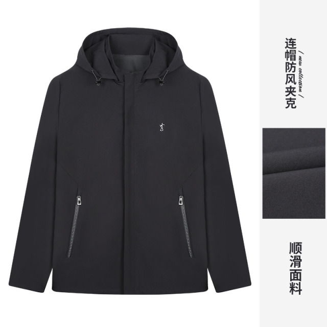 10694973.才子男装时尚连帽夹克外套