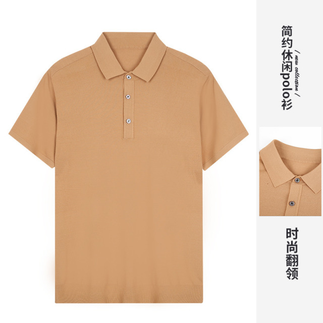 10764690.才子男装简约休闲短袖POLO衫