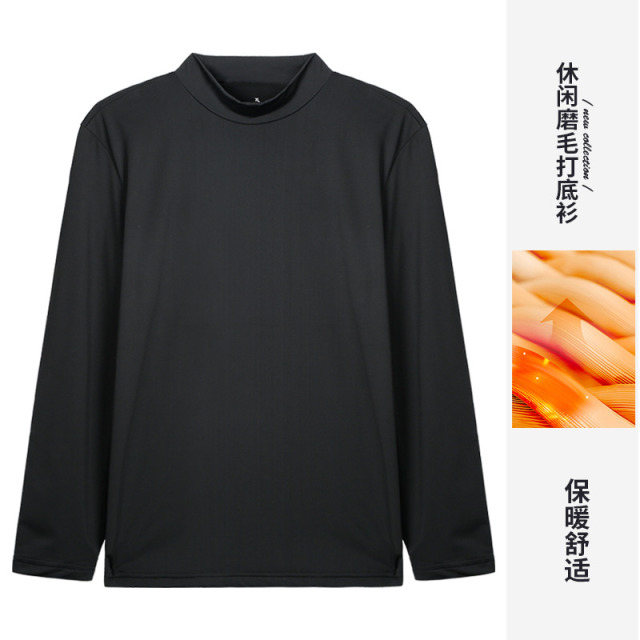 11582346.才子男装休闲针织半高领打底衫长袖T恤