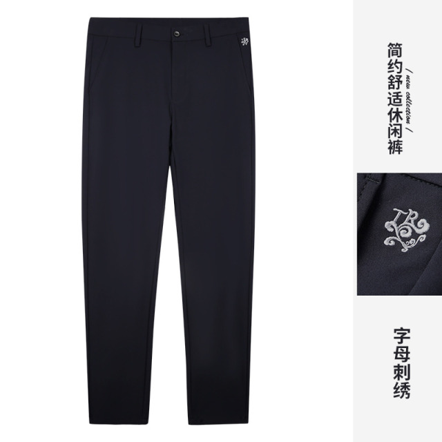 12213969.才子男装舒适垂顺休闲裤男士简约百搭长裤 51252E1620