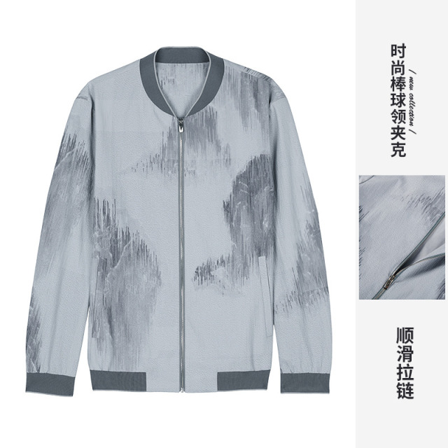 13475183.才子男装棒球领印花休闲茄克日常百搭 2223160420