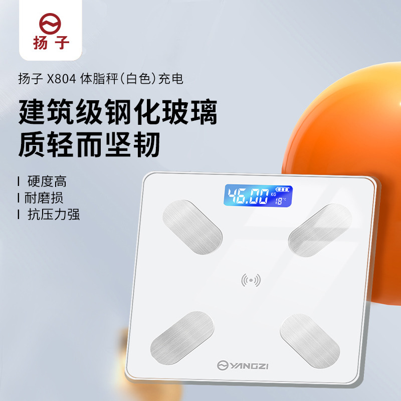 12506792.扬子体重秤电子秤家用人体智能体脂秤精准减肥用称重器X804