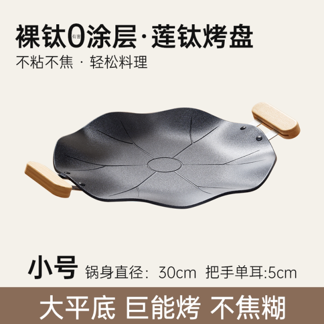 13686513.双枪裸钛烤盘