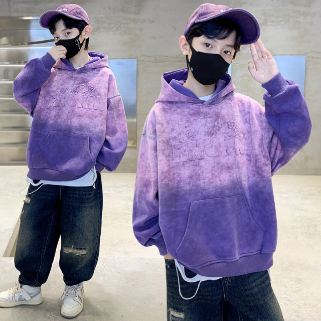 12939473.【男童凹凸印花连帽卫衣】春秋款 WYH1108