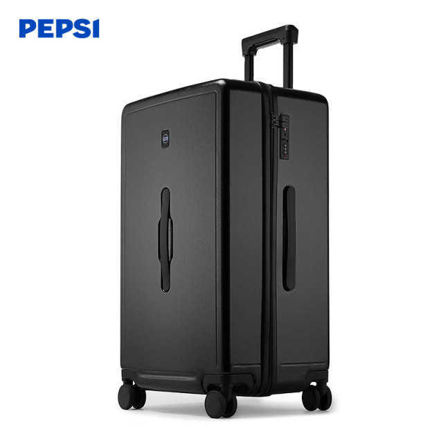 10739234.Pepsi百事 时尚潮流商务多功能杯架USB充电口大容量搬家旅行结实密码行李箱