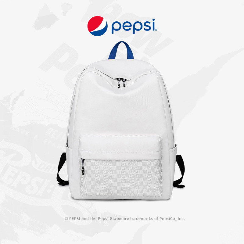 10959367.Pepsi百事 潮流百搭大容量电脑包情侣旅行出游运动双肩包