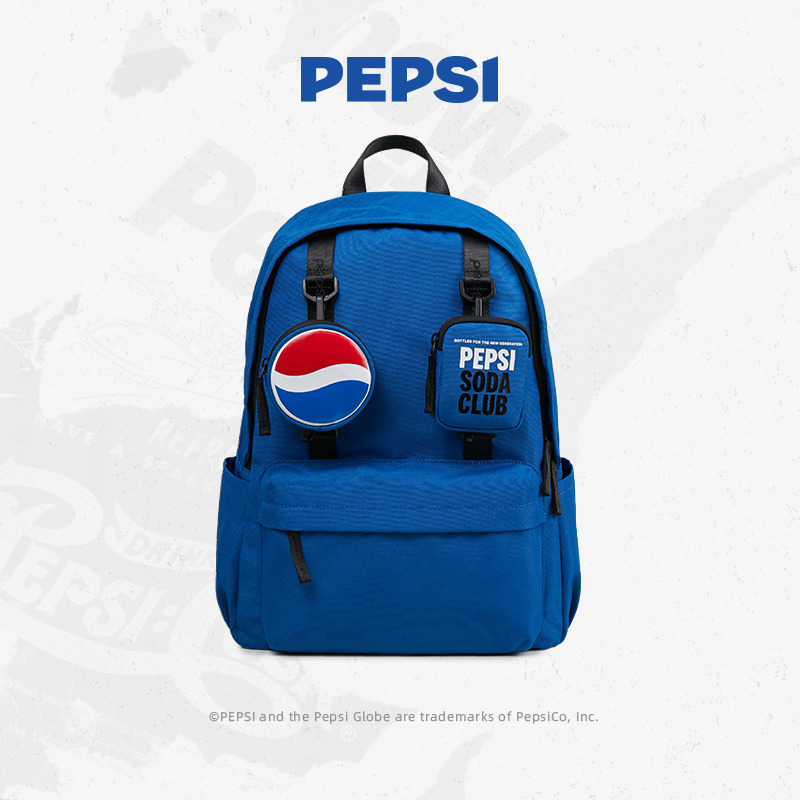 10959356.Pepsi百事 时尚百搭背包旅行包潮流学院风三合一双肩包