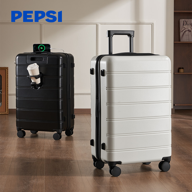 11760869.Pepsi百事时尚潮流商务大学生大容量耐磨出游收纳杯架旅行拉杆箱
