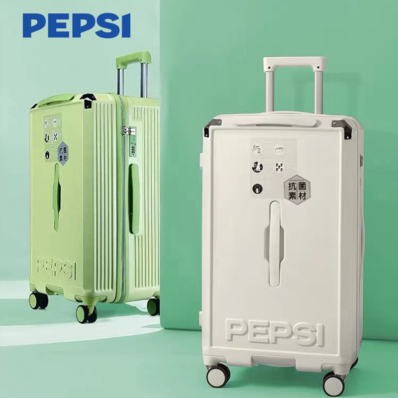 9904493.【新品推荐】Pepsi百事 时尚潮流商务学生轻便大容量多功能万向轮密码锁行李箱