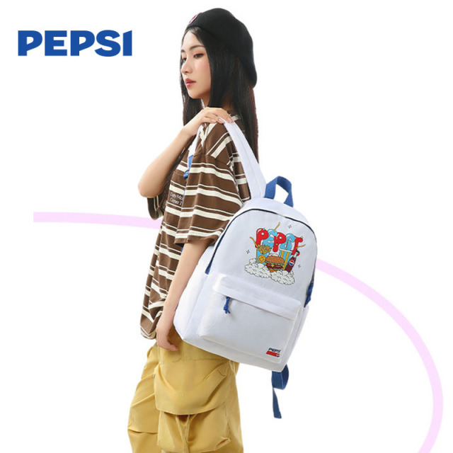 12376215.Pepsi百事双肩包时尚大容量百搭轻便高颜值耐磨运动休闲旅行通勤电脑包背包