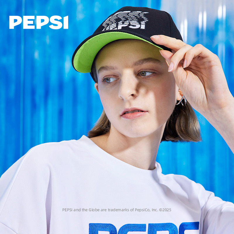 12689013.Pepsi百事潮流时尚运动学生出游防晒遮阳鸭舌帽男女同款棒球帽