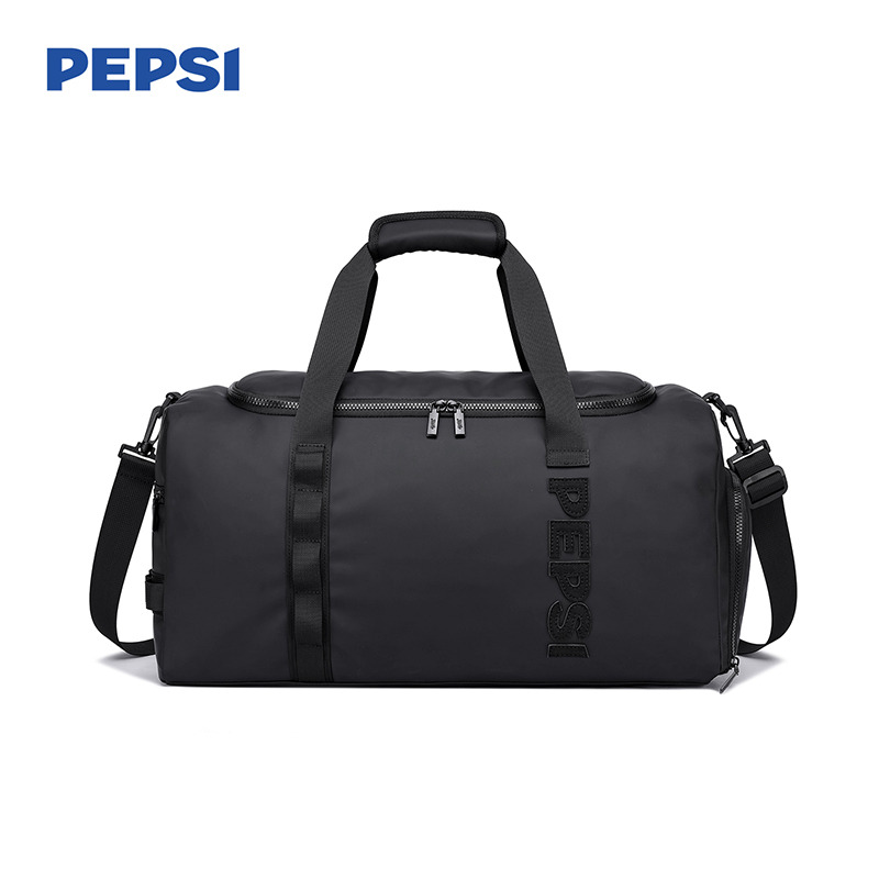 12682361.Pepsi百事旅行包男出差商务手提单肩斜挎背包大容量行李袋独立仓