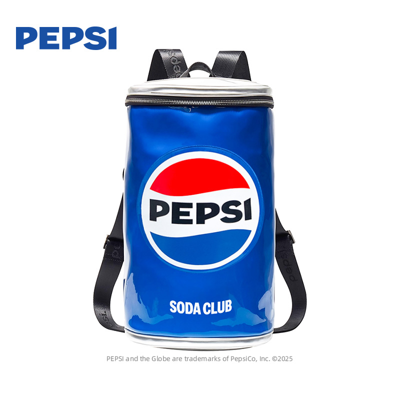 12847591.Pepsi百事 原创设计概念款可乐罐造型运动健身大容量旅行通勤双肩包