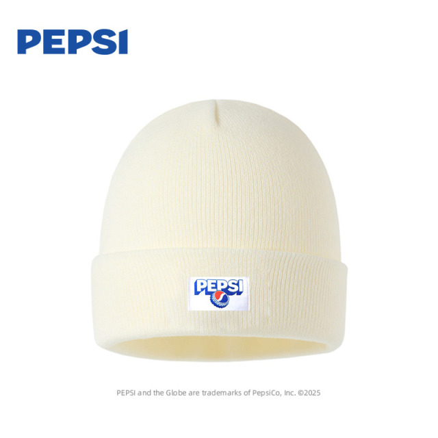 12938704.Pepsi百事潮牌帅护耳帽加厚保暖棉帽韩版冷帽显脸小针织帽百搭高级感绒绒帽