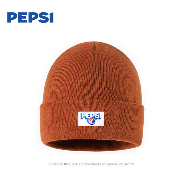 12940530.Pepsi百事潮牌帅护耳帽加厚保暖棉帽韩版冷帽显脸小针织帽百搭氛围感绒绒帽