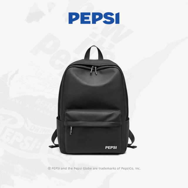 9644961.Pepsi百事 潮流百搭大容量电脑包情侣旅行出游运动背包双肩包