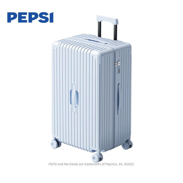 13134978.Pepsi百事潮流新款大容量结实耐用加厚多功能学生旅行密码拉杆箱