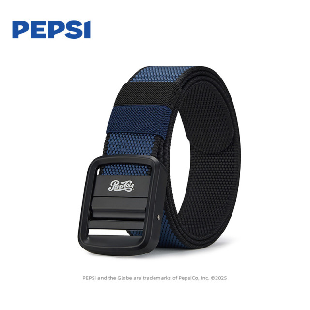 13134988.Pepsi百事休闲潮流编织帆布工装牛仔裤涤纶腰带男款百搭