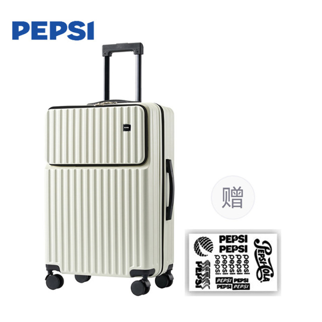 13469824.Pepsi百事前开盖多功能取物快捷学生旅行商务干湿分离行李箱