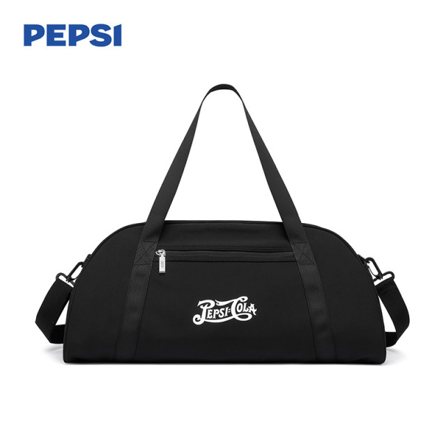 13674052.Pepsi百事 时尚简约百搭大容量行李袋潮流运动健身包出差斜挎包