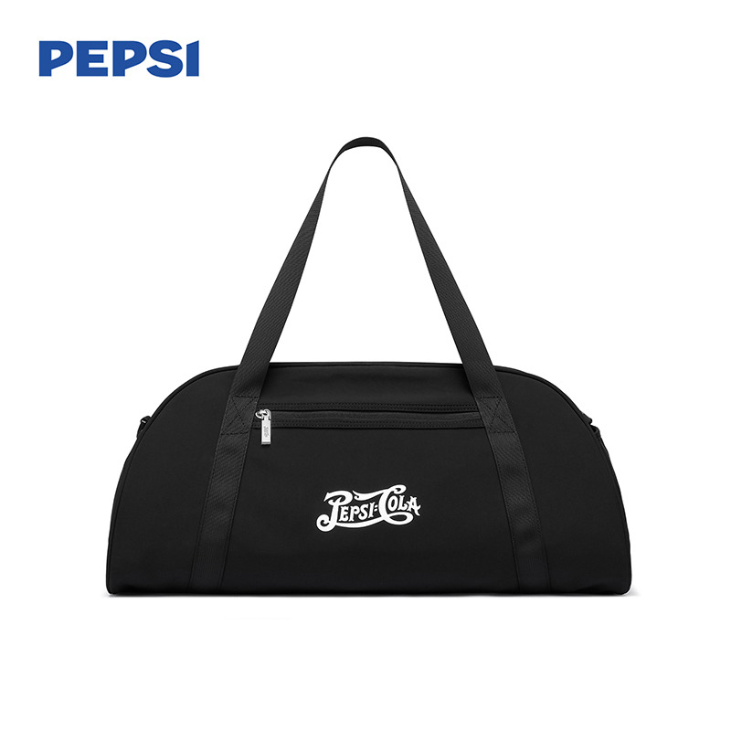 13674052.Pepsi百事 时尚简约百搭大容量行李袋潮流运动健身包出差斜挎包