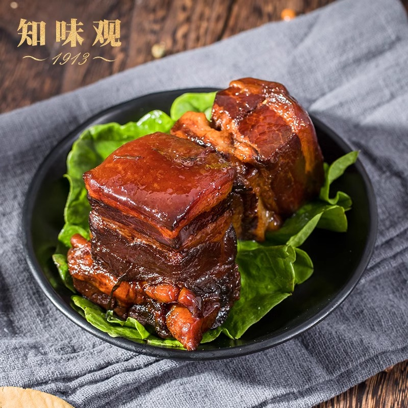 12675377.正宗东坡肉加热速食红烧肉下酒菜半成品菜熟食扣肉杭州特产