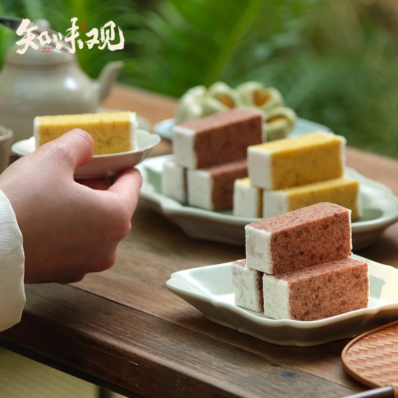 12675247.知味观白桃乌龙龙井芡实糕点心杭州特产小零食休闲食品小吃代早餐食品