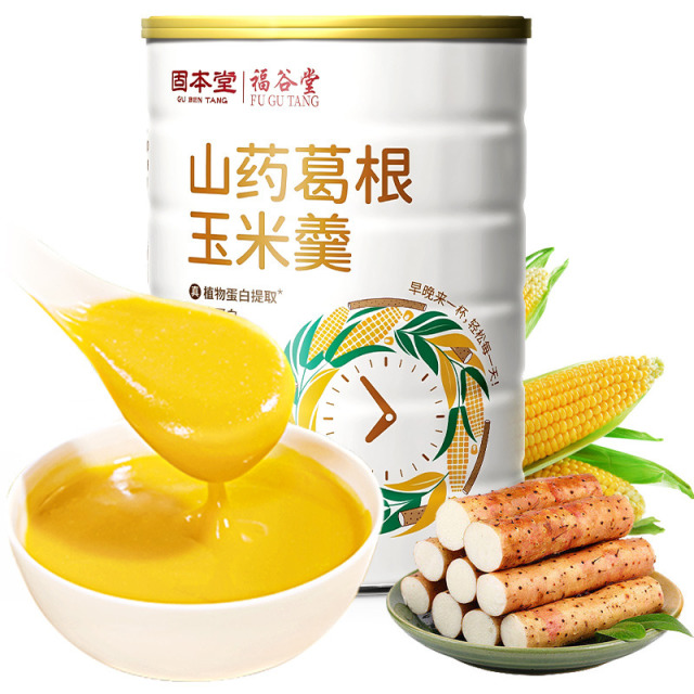 10760849.固本堂玉米糊山药葛根玉米羹600g 代餐食品早餐冲饮五谷杂粮官方旗舰店