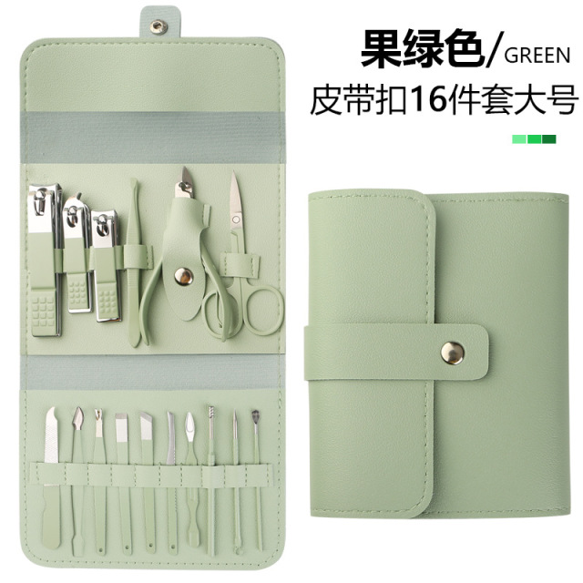 12127638.16件套指甲刀套装美容钳美甲工具指甲钳指甲剪