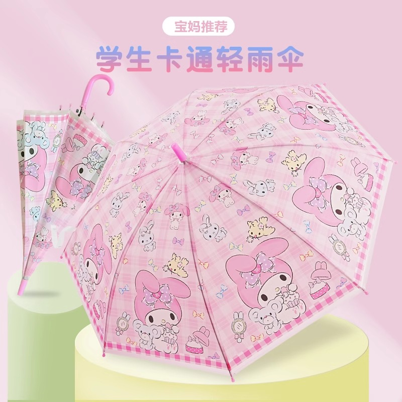 12230278.【宝妈推荐 高颜值儿童安全环保透明伞】自开儿童雨伞卡通动漫伞EVA直杆伞适合3-8岁孩童 圆珠