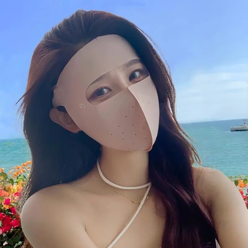 13234267.晴旸 2个/4个装冰丝透气3D立体口罩面罩脸基尼夏季防晒防紫外线可水洗