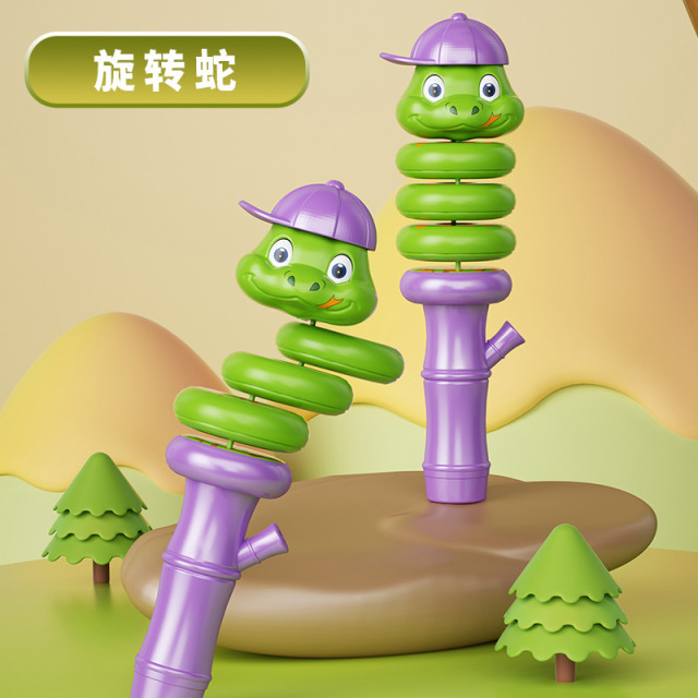 13396819.【买一送一】 扭扭蛇儿童网红解压玩具旋转力控摇摆贪吃蛇男孩神器稀奇古怪礼品