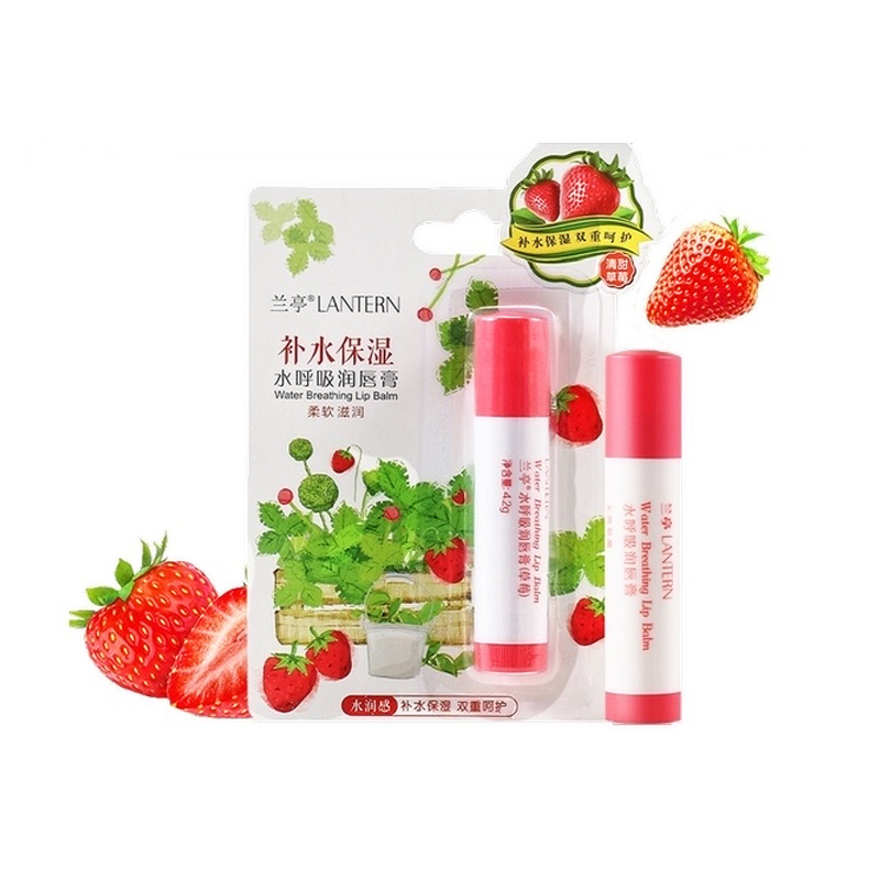 11476028.LANTERN兰亭水呼吸润唇膏4.2g 草莓味