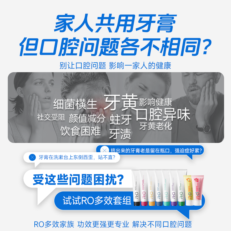 11590751.R&O 原装进口清新祛口气多效牙膏组合装