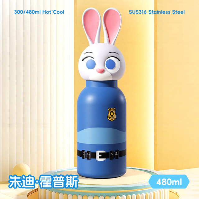 12938049.迪士尼疯狂动物城联名儿童保温杯316不锈钢学生卡通可爱高颜值便携杯子