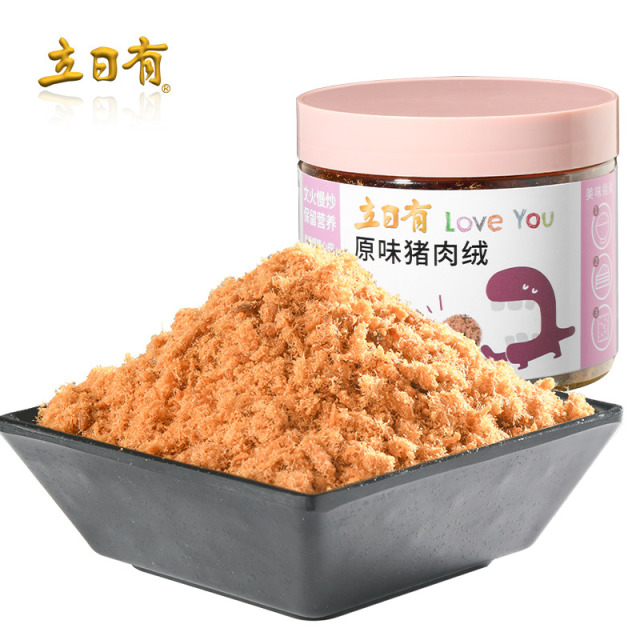 12675943.立日有原味猪肉绒80g罐装 肉松面包小贝蛋糕烘焙 儿童营养早餐