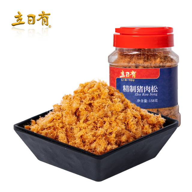 12675956.立日有精制猪肉松158g 无豆粉高品质猪肉松 不加鸡肉