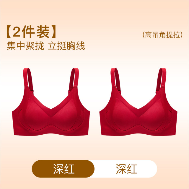 13351102.芬腾品牌专供【反重力提拉】2件装无痕舒适聚拢防下垂时尚内衣女无钢圈文胸罩