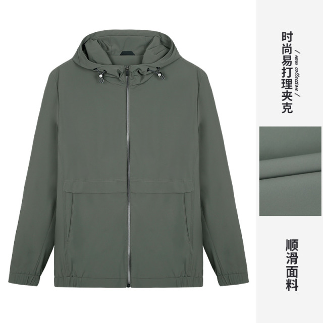 10341288.才子男装【易打理】挺括有型防风保暖手感顺滑连帽外套夹克