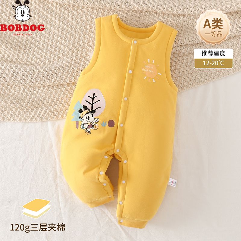 13667676.巴布豆婴儿连体衣春秋冬季男童女童宝宝婴幼童哈衣爬服长袖卡通衣服