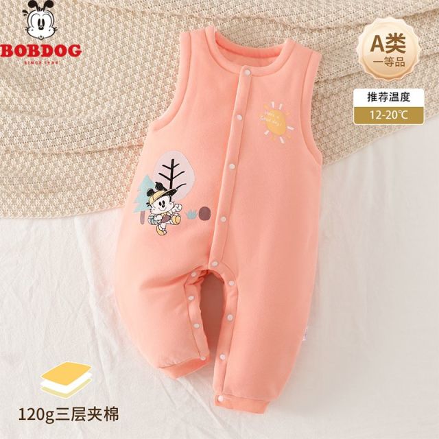 13667676.巴布豆婴儿连体衣春秋冬季男童女童宝宝婴幼童哈衣爬服长袖卡通衣服