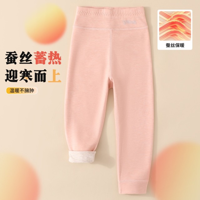 13778265.巴布豆【校服神器】男童女童保暖裤秋冬儿童秋裤加厚中大童内穿打底裤