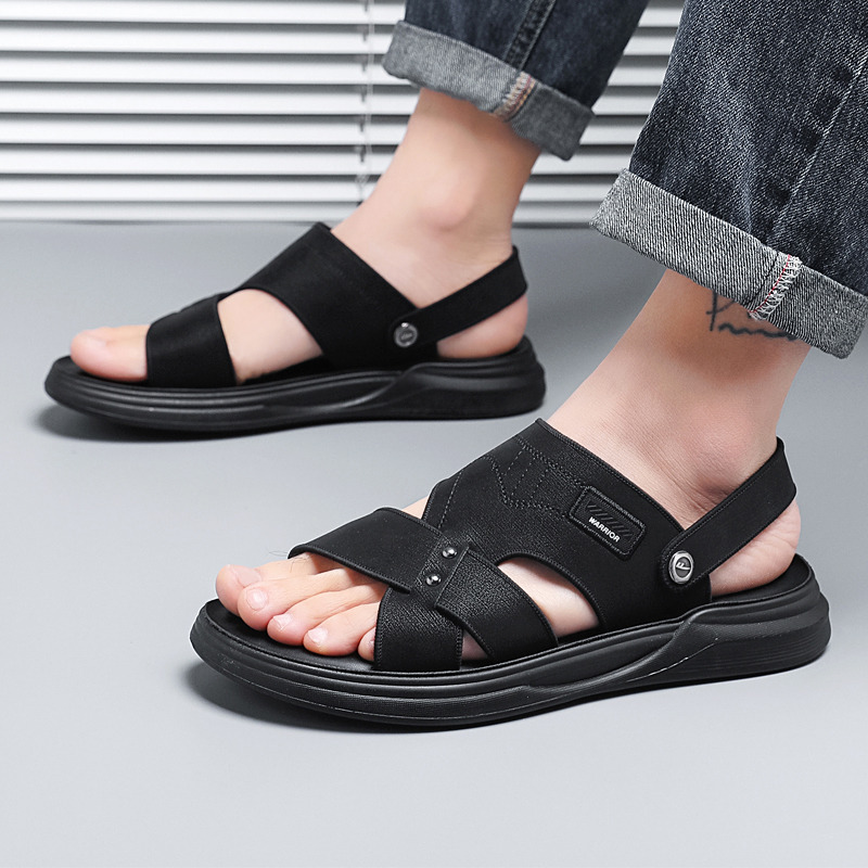 11813486.回力(Warrior)凉鞋男休闲鞋外穿凉拖鞋百搭沙滩鞋男鞋 WSL(WZ)-1383