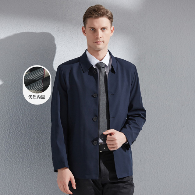 11638735.Nautica Tailored翻领男式夹克外套商务正装夹克男士上衣